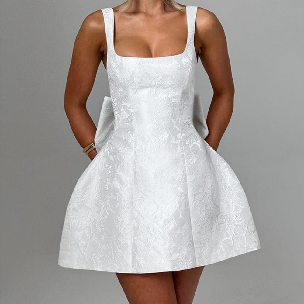 White Orla Mini Dress
